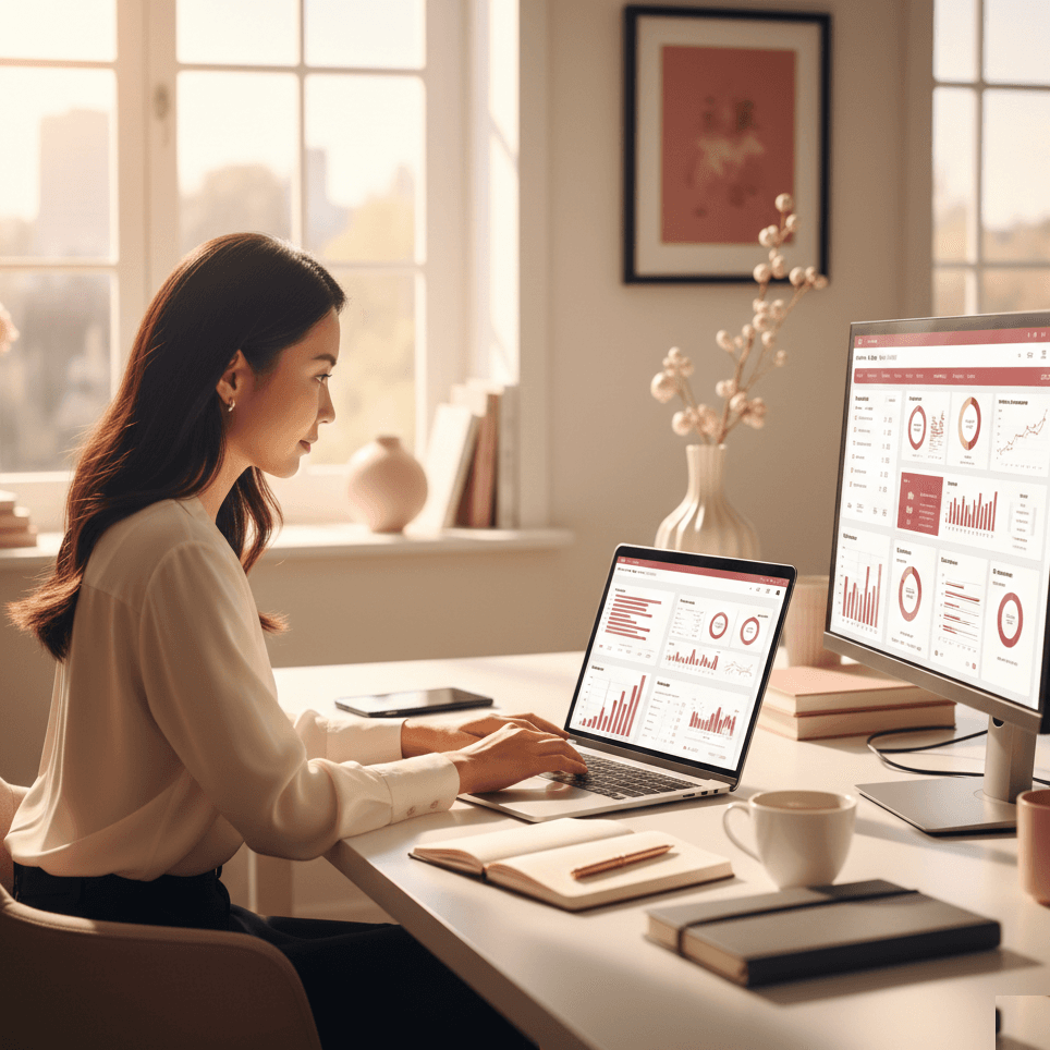 美感顧問使用 Glow Pro 數位化工作台